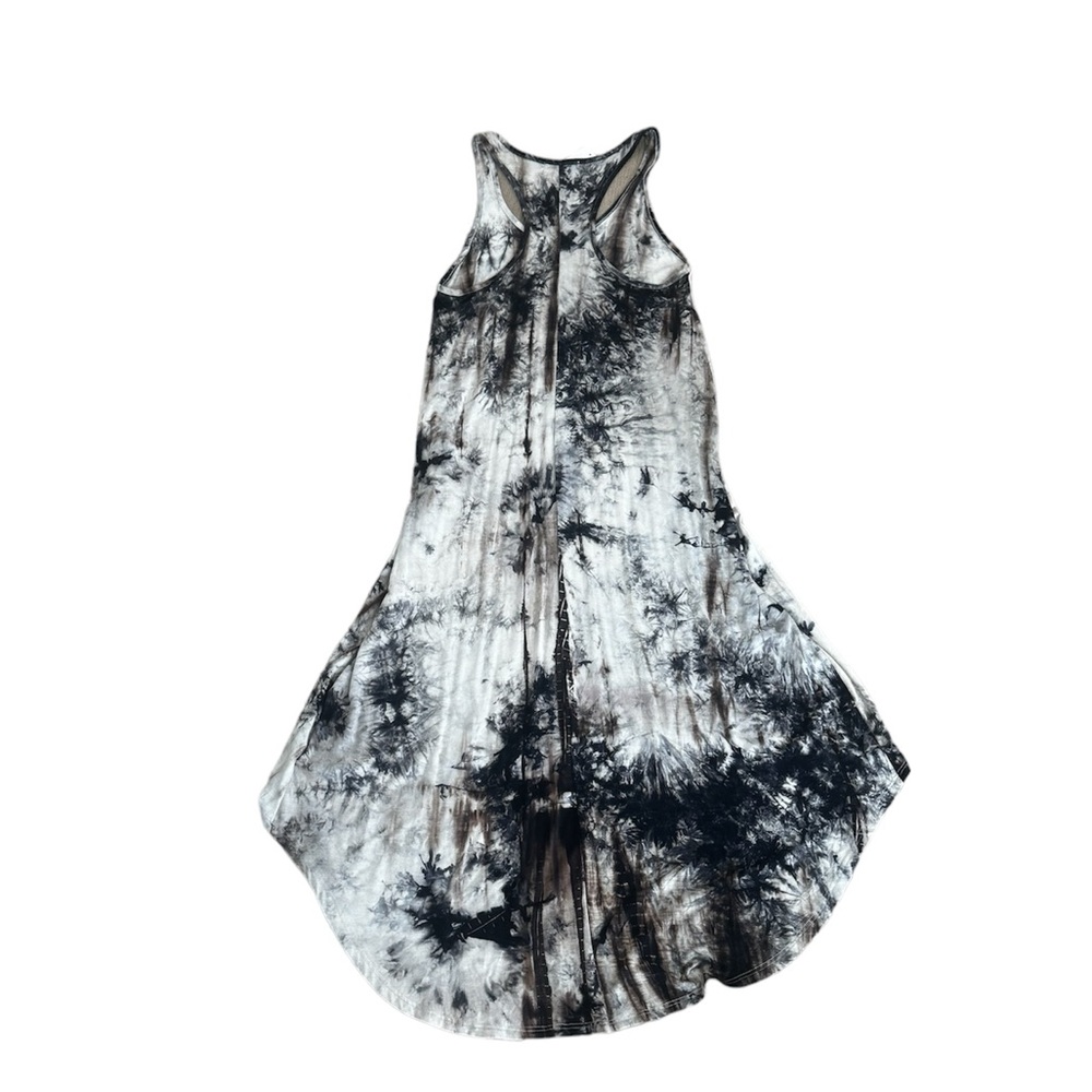 Ginger G Tie-Dye Razor Back High-low Sun Dress - Size Small
